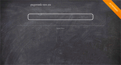 Desktop Screenshot of pagerank-seo.eu