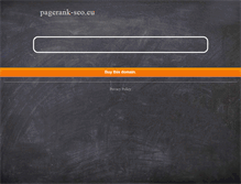 Tablet Screenshot of pagerank-seo.eu